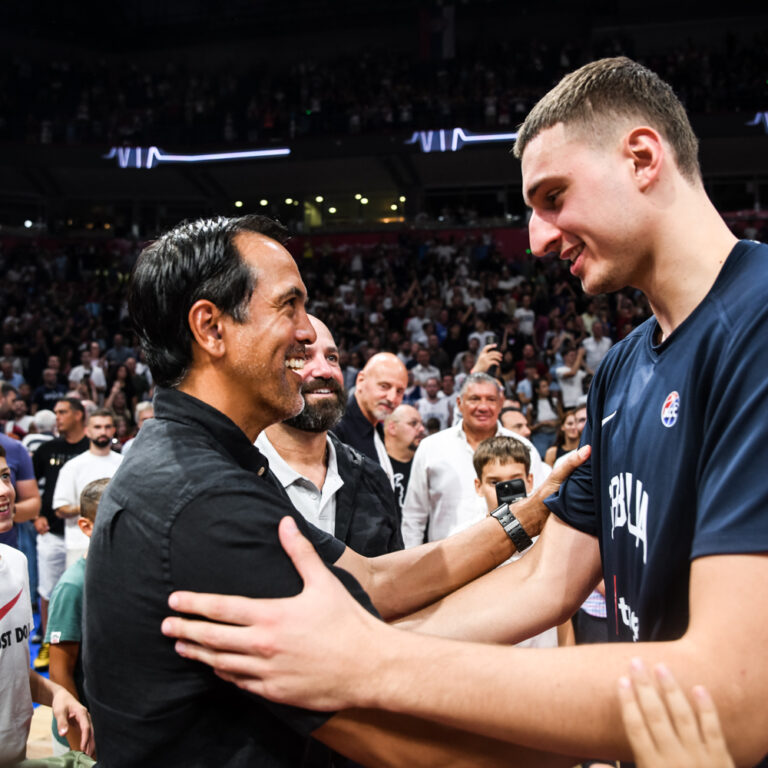 Nikola Jović i Erik Spolstra