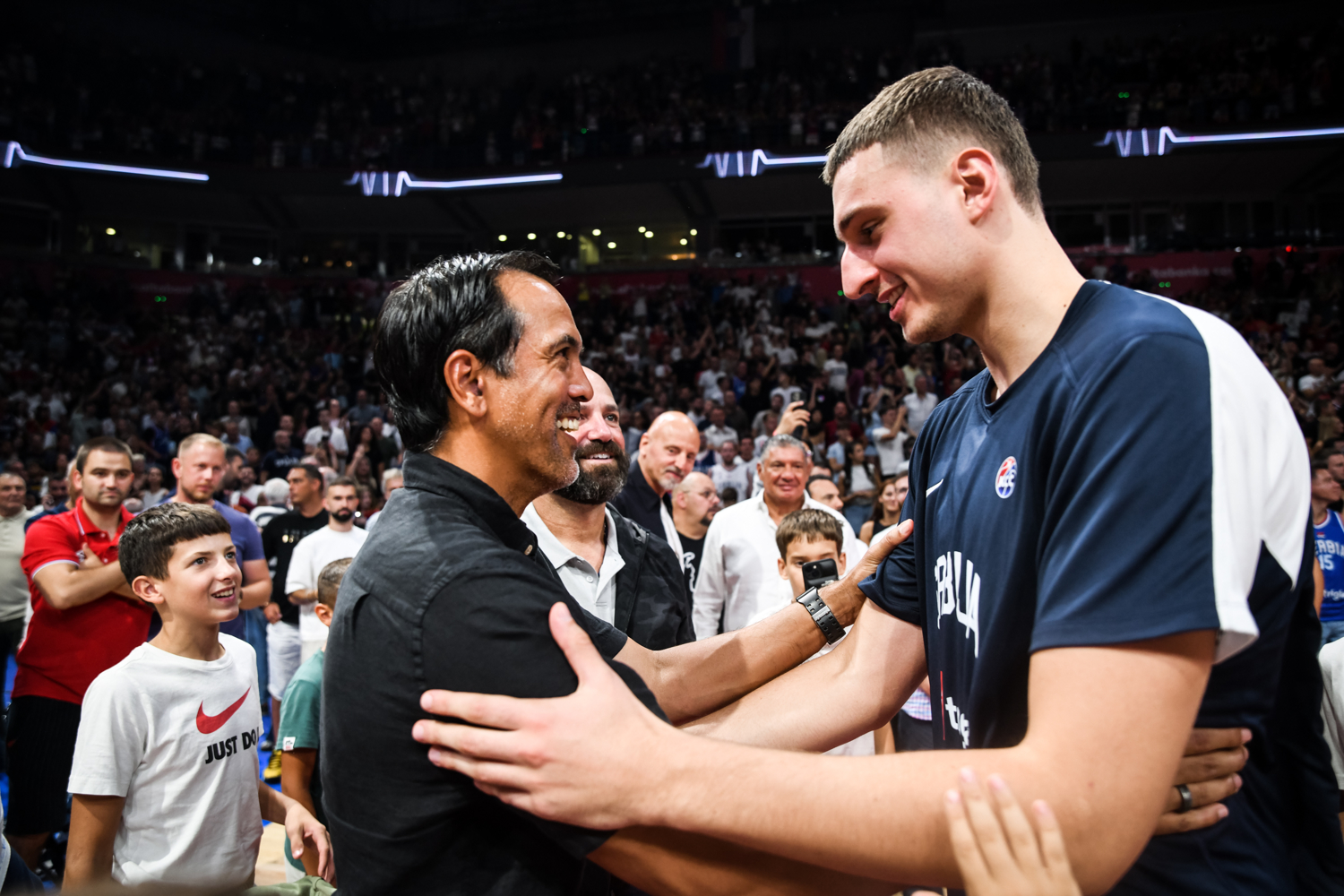 Nikola Jović i Erik Spolstra